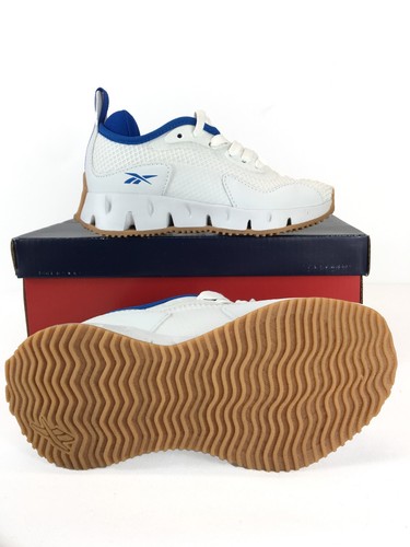 Reebok Kids Zig Dynamica Sneakers Shoe White Gum Size 1k - Picture 10 of 16
