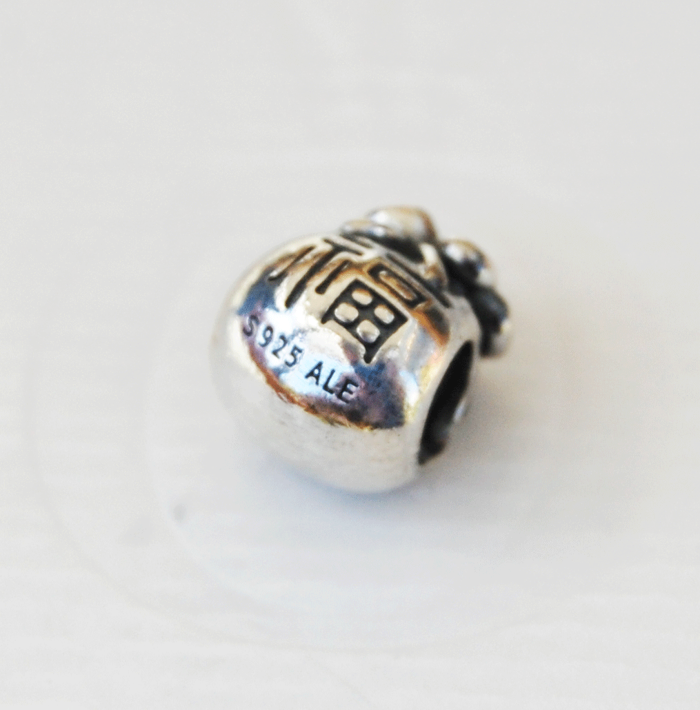 Genuine Pandora Good Fortune Money Bag 