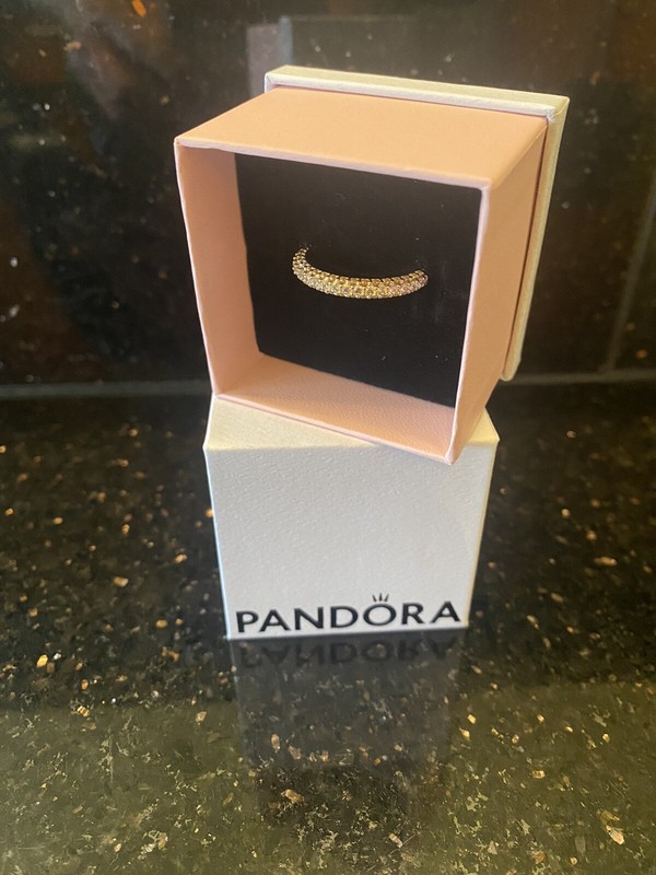Authentic Pandora Timeless Pavé Single-row Ring #162627C01-58 (Size 58 - 8.5)