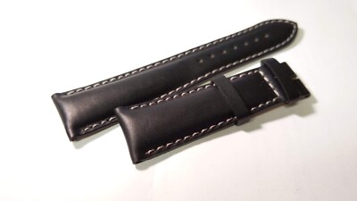 Tissot BAND Leather BLACK padded 22mm/18mm T600028731, 115/75mm lenghts WHITE st
