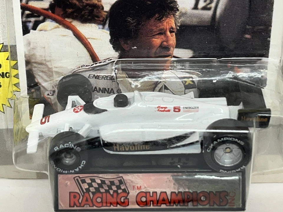 Mario Andretti #5 Texaco 1989 Lola Indy Car 1/64 DieCast réplica nuevo con soporte Foto 2 de 4
