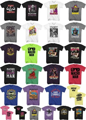 Pre-Sell Macho Man Randy Savage Wrestling Licensed T-Shirt 