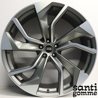 4 Cerchi In Lega 8,5 X 19 " Audi Q3 Sportback Antracite Diamantato Gmp