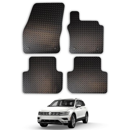Car Mats for VW Tiguan (2016+) Tailored Fit Rubber Floor Set HeavyDuty