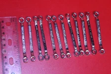Lot of 50 - 3/16 x 13/64 Offset Box End Wrench  USA Wilde Witco Tools