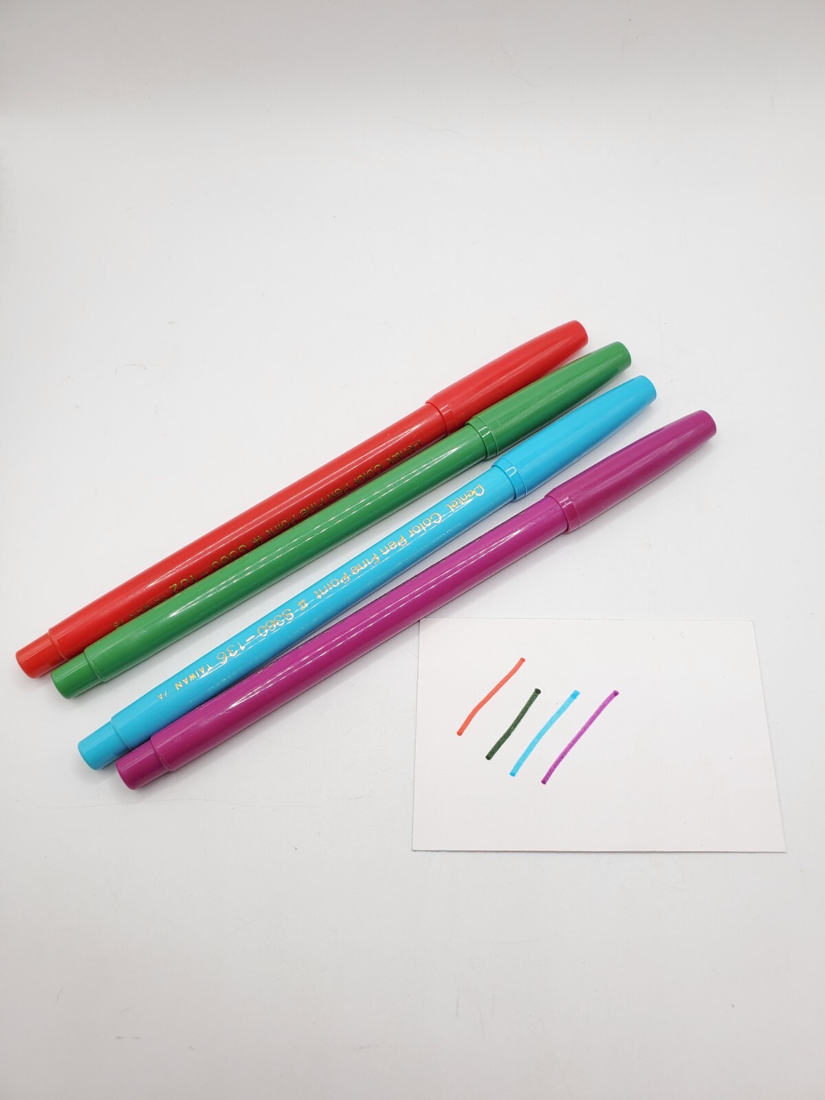PENTEL 36 Colors Pens Fine Point Marker Set S360-36 Taiwan - Mint Condition