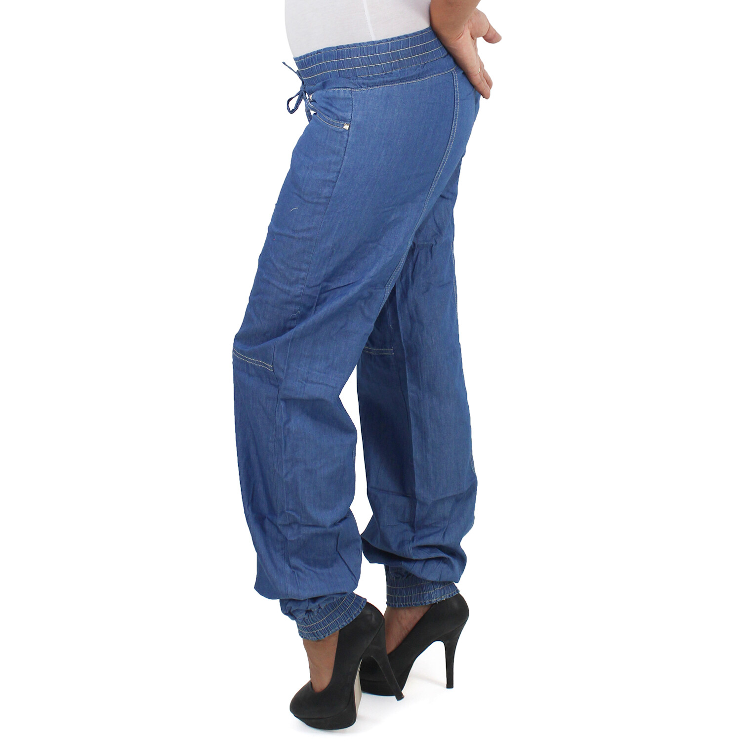 Malito CamouflageBoyfriend Pantalon Baggy Harem Aladin Yoga 8019 Femme Taille Unique (Beige