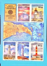MI) 2013 AZERBAIJAN, LIGHTHOUSES, SOUVENIR SHEET, MNH