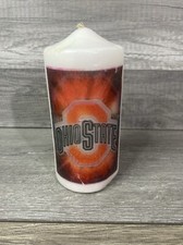 OHIO STATE BUCKEYES UNIQUE CANDLE Pillar