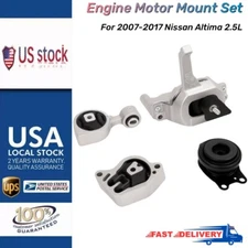 Engine Motor Mount Set of 4pc For Nissan Altima 2.5L 2007-2017 Auto Transmission