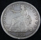 1877-S Trade Silver Dollar San Francisco 90% US Mint Coin Circulated