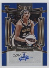 2024 Panini Select WNBA Signatures Blue Prizm 24/49 Aaliyah Edwards Auto 19fe