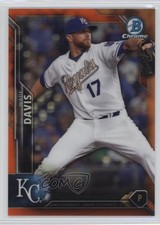 2016 Bowman Chrome Orange Refractor 16/25 Wade Davis #13 0f8