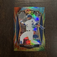 2021 Panini Select #121 Keibert Ruiz Tie Dye Rookie SSP /20 Los Angeles Dodgers