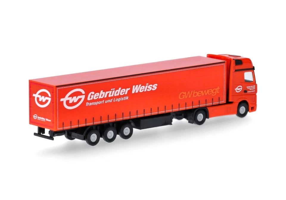 Herpa 066891 | MB Actros Gigaspace Gardinenpl.-Sattelz. | Gebrüder Weiss | 1:160 - Bild 2 von 4