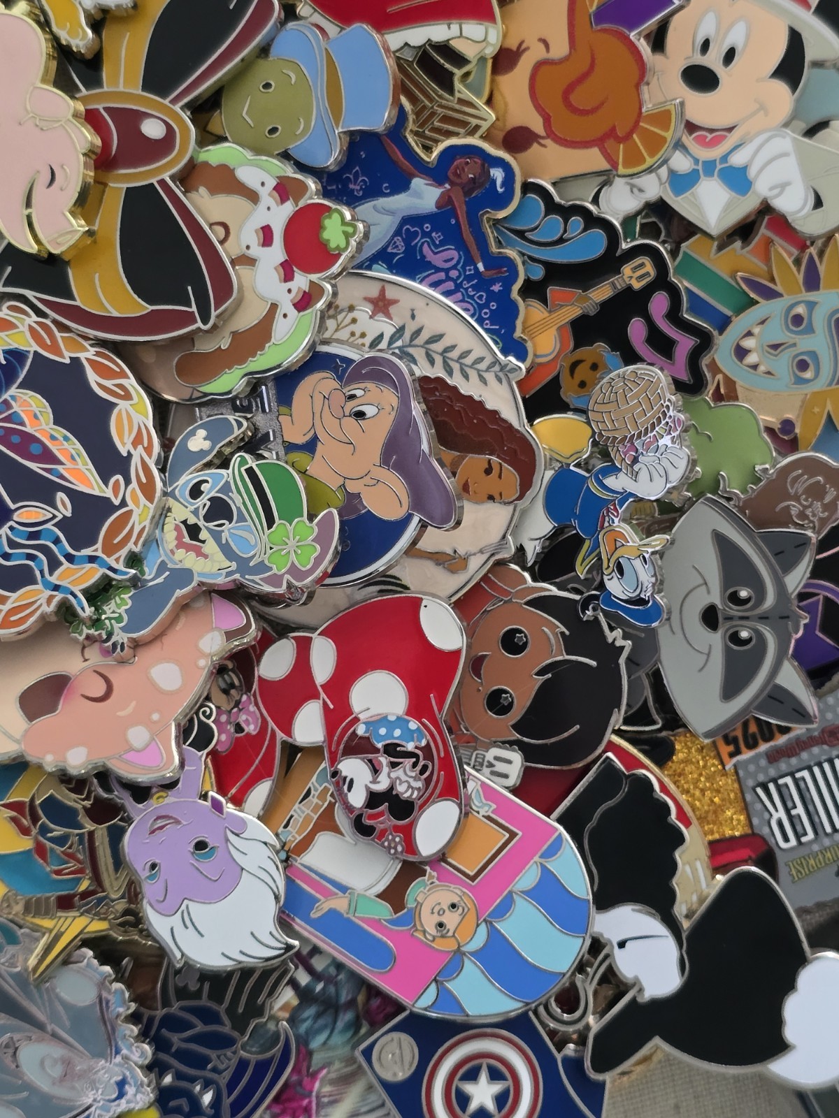 AUTHENTIC Disney Parks Trading Pins - Lot of 5 - No Duplicates - No Scrappers