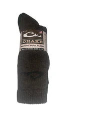 Brown merino wool Mens boot socks size 9-13 Warm Hunting Hiking Skiing 2 Pair