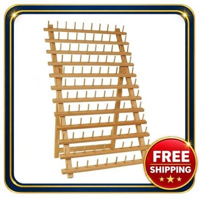 Wooden Thread Holder Spool Rack for Sewing and Embroidery
