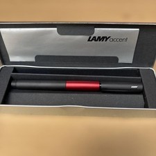 LAMY accent fountain pen black and red