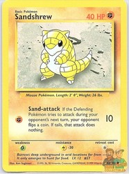 Sandshrew 062/102 Base Set Common