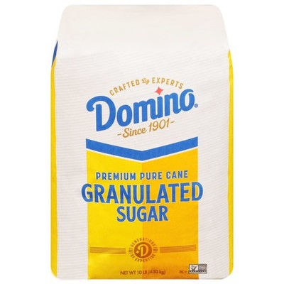 Domino Premium Pure Cane Granulated Sugar, 10 lb.