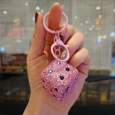 New Dice Keychain Bag Charm Couple Pendant Fashion Accessory