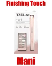 Flawless Finishing Touch Salon Nails Rechargeable Mani Device with 6 Heads