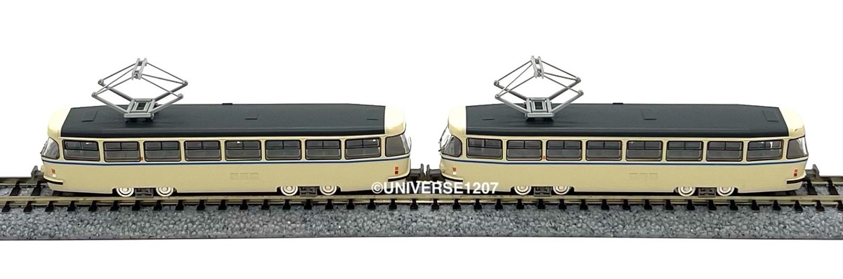 N Scale Tomytec Tatra T4D LVB #2100 & #1912 Set of 2 NIB Leipzig