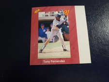 Tony Fernandez San Diego Padres 1991 Classic White Strip Oddball