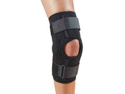 Hely & Weber Neoprene Black Knee Brace Size SMALL (BILATERAL)