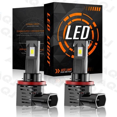 LED Headlight Kit 6000K White High/Low Bulbs 2x for Nissan Pathfinder 2013-2020