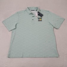 Cutter & Buck Happy Thursday Virtue Eco Pique Botanical Polo Golf Shirt Mens XL
