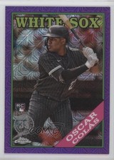 2023 Topps Update Purple Refractor 54/75 Oscar Colas Colás #T88CU-53 0a6