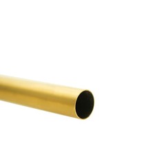 H62 1-1/4" 32mm OD Brass Tube 1mm Wall 300mm Length Brass Tubing Seamless Rou