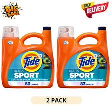 2Pack Tide Ultra Sport Liquid Laundry Detergent 117oz 83 Loads Sweat Stain Fight 0.17 per gallon