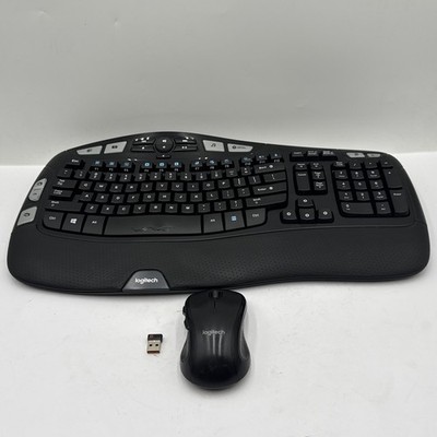 Logitech MK550 Comfort Wave K350 Wireless Keyboard M510 Mouse Combo w/USB