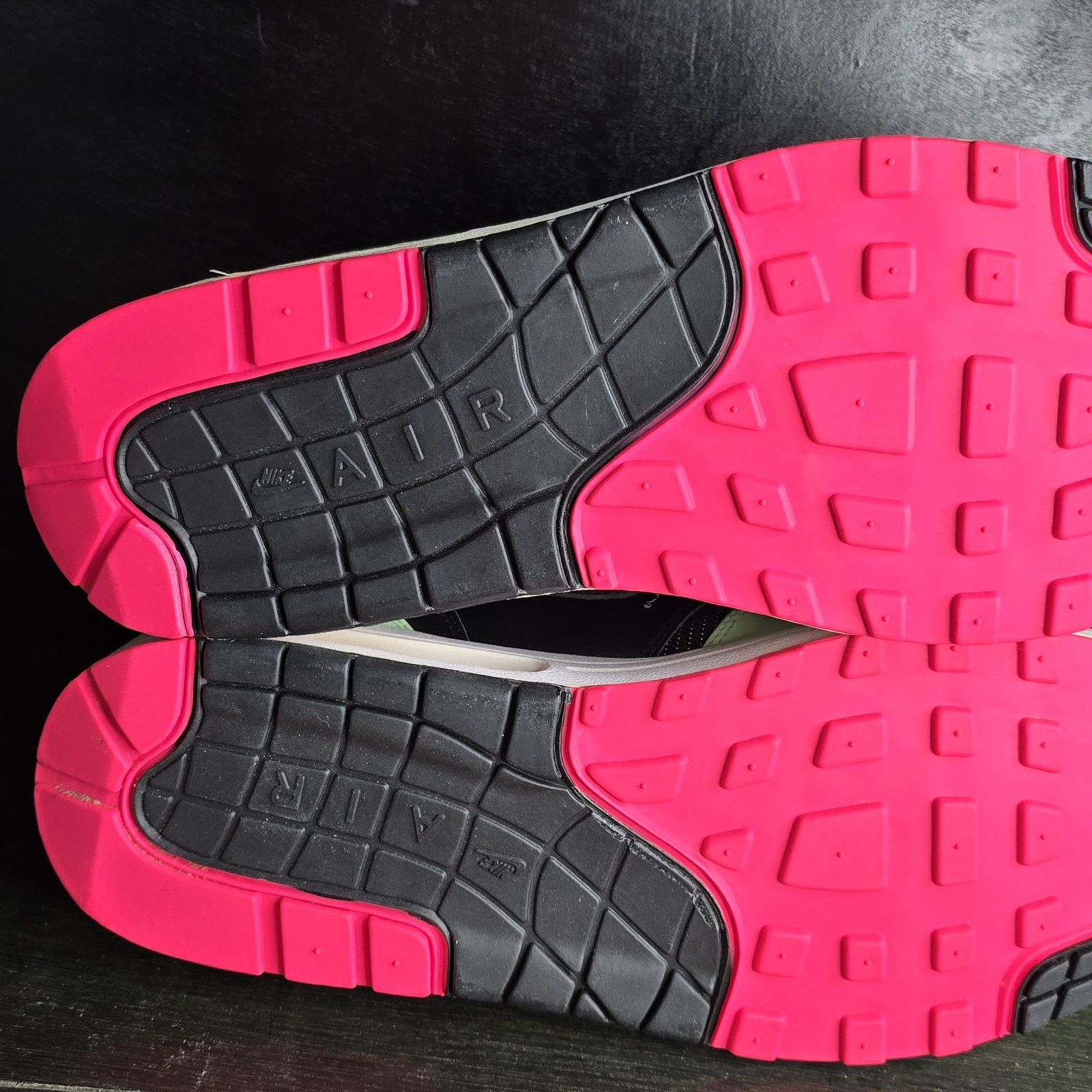 DS 2013 Nike Air Max 1 FB Yeezy Fresh Mint Flash Pink Size 14 579920-066 Rare image 9