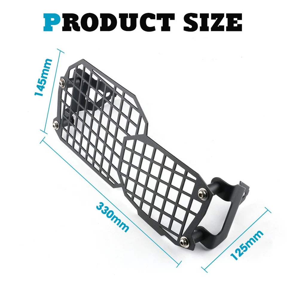 Acier Phare Grille Protection pour BMW F700GS F650GS F800R 2008-2018 F800GS/ADV - Photo 2/4