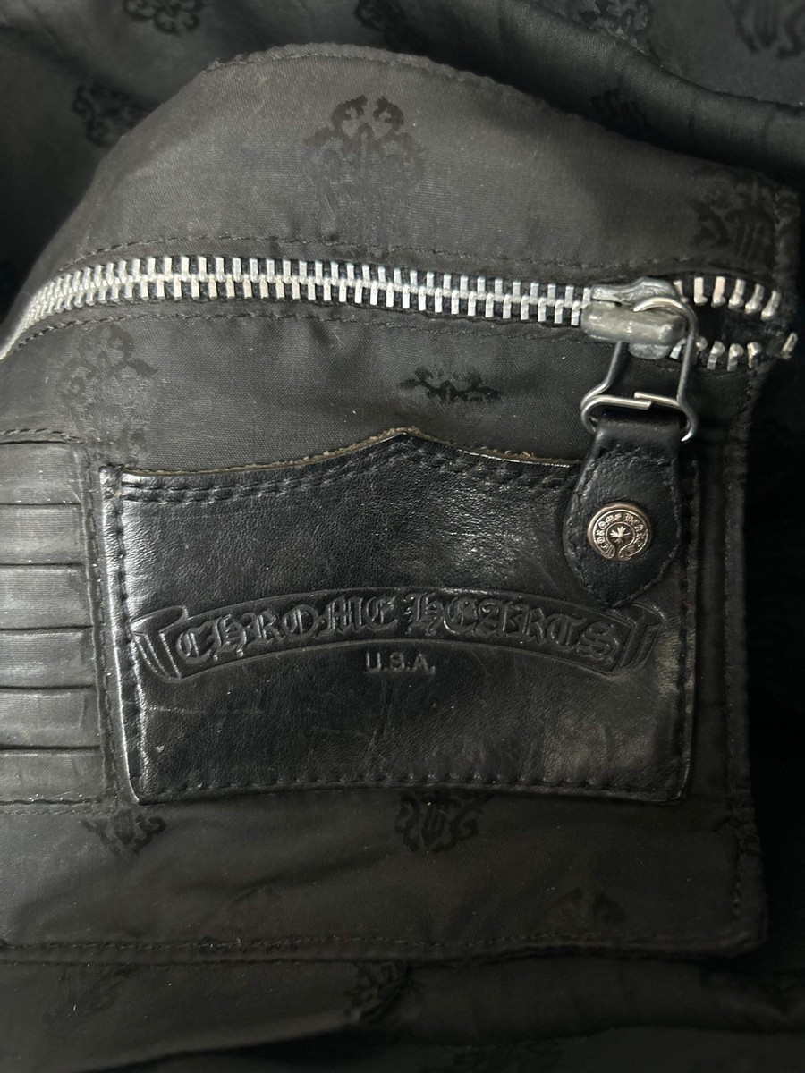 Chrome Hearts Black Nylon Jacquard Diaper Bag | eBay