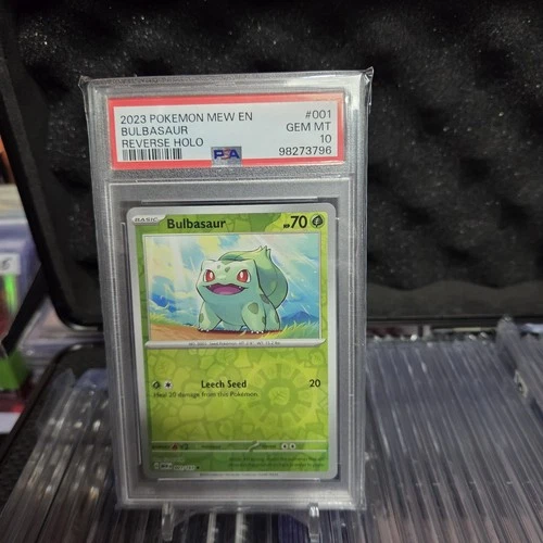 2023 Bulbasaur Reverse Holo #001 PSA 10