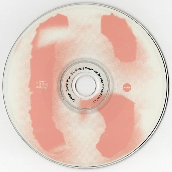 GARBAGE Queer RARE Australian 3trk CD Single 1995 Hype Sticker MINT - Image 3 of 3