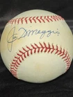 Joe DiMaggio Autographed Official American League Baseball HOF Yankees NO COA