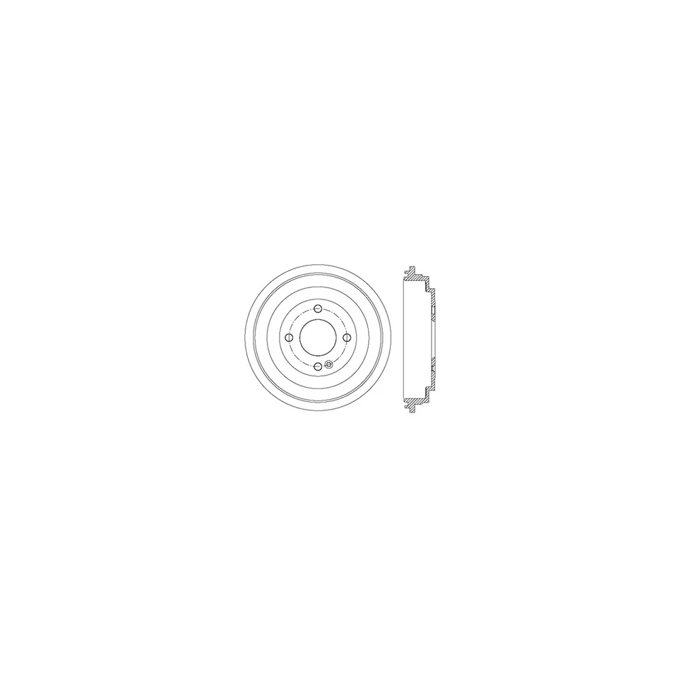 Tambor de freno trasero de 2 piezas para Dodge Attitude 2018 Kia Rio 2013 2014 2015 Foto 4 de 4