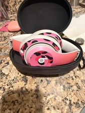 Beats by Dr. Dre Pink Black Camouflage Over-Ear Headphones with Carrying Case