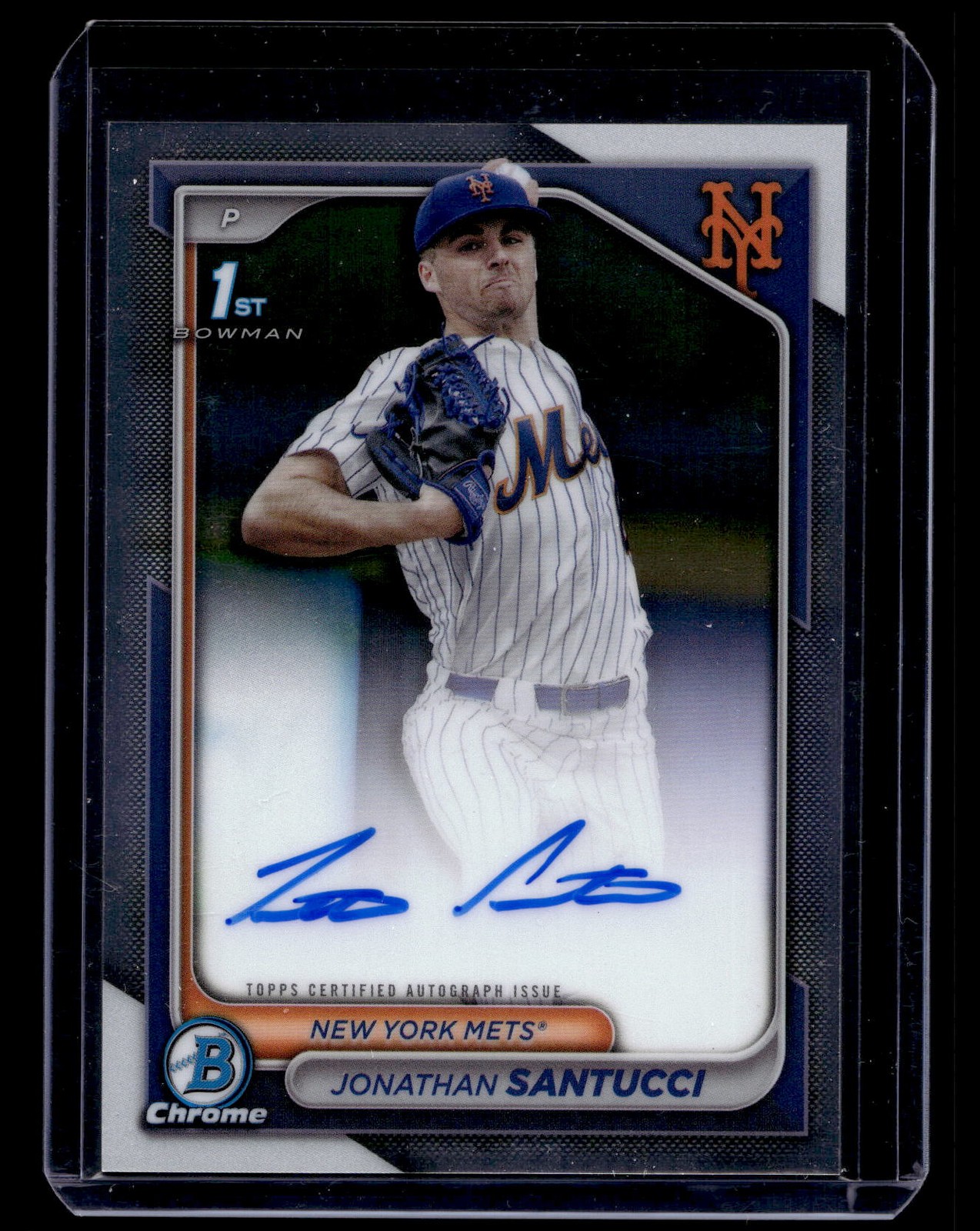 2024 Bowman Draft #CPA-JS Jonathan Santucci Chrome Prospect Autographs