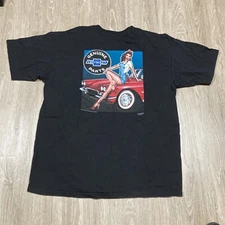 Chevrolet Shirt XL 00s Y2k Classic Car Parts American Made General Motors Tee
