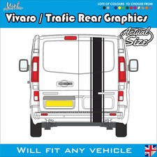 Renault Trafic Swb Lwb Rear Stripes Camper Decals Stickers Van Graphics 137