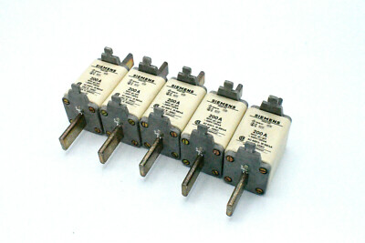 5x Siemens 3NA5 240 Sicherung Größe 2 Sicherungseinsatz 200A NH2-gL/gG 