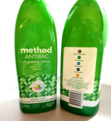 Method  Antibac All-purpose Cleaner 28 fl oz, Bamboo Scent, Kills 99.9% Germ