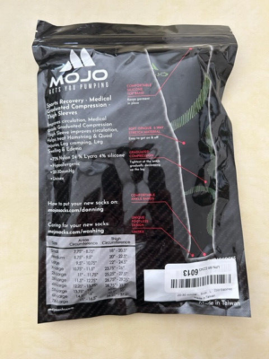 Mojo Compression Stockings Thigh-Hi Leg Sleeve Firm Graduated